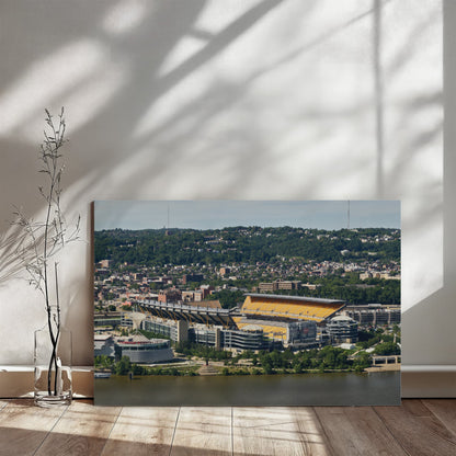 Canvas Wall Art - Pittsburgh, Pennsylvania, Heinz Field, home of the NFL Pittsburgh Steelers