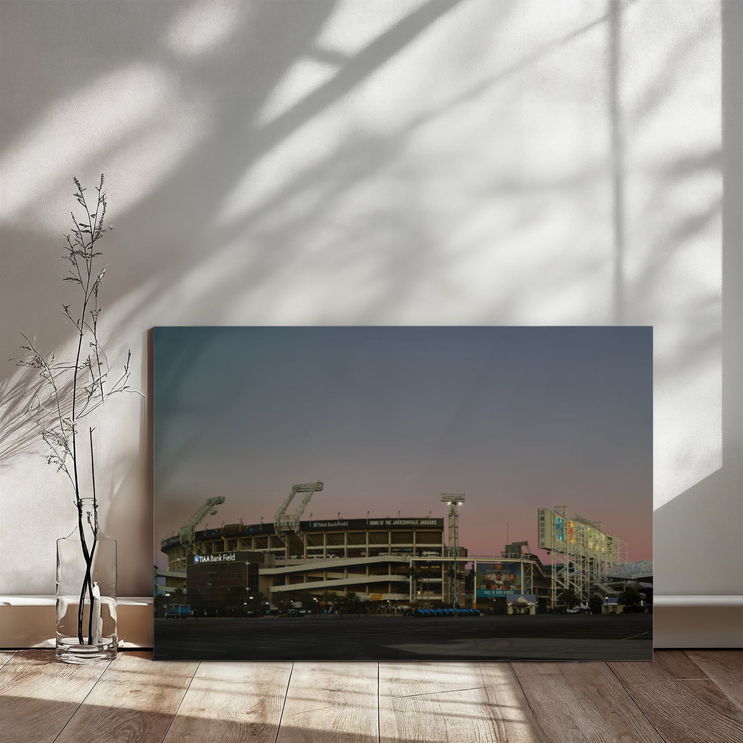 Canvas Wall Art - TIAA Bank Field, the home stadium of the Jacksonville Jaguars of the NFL, in Jacksonville, Florida