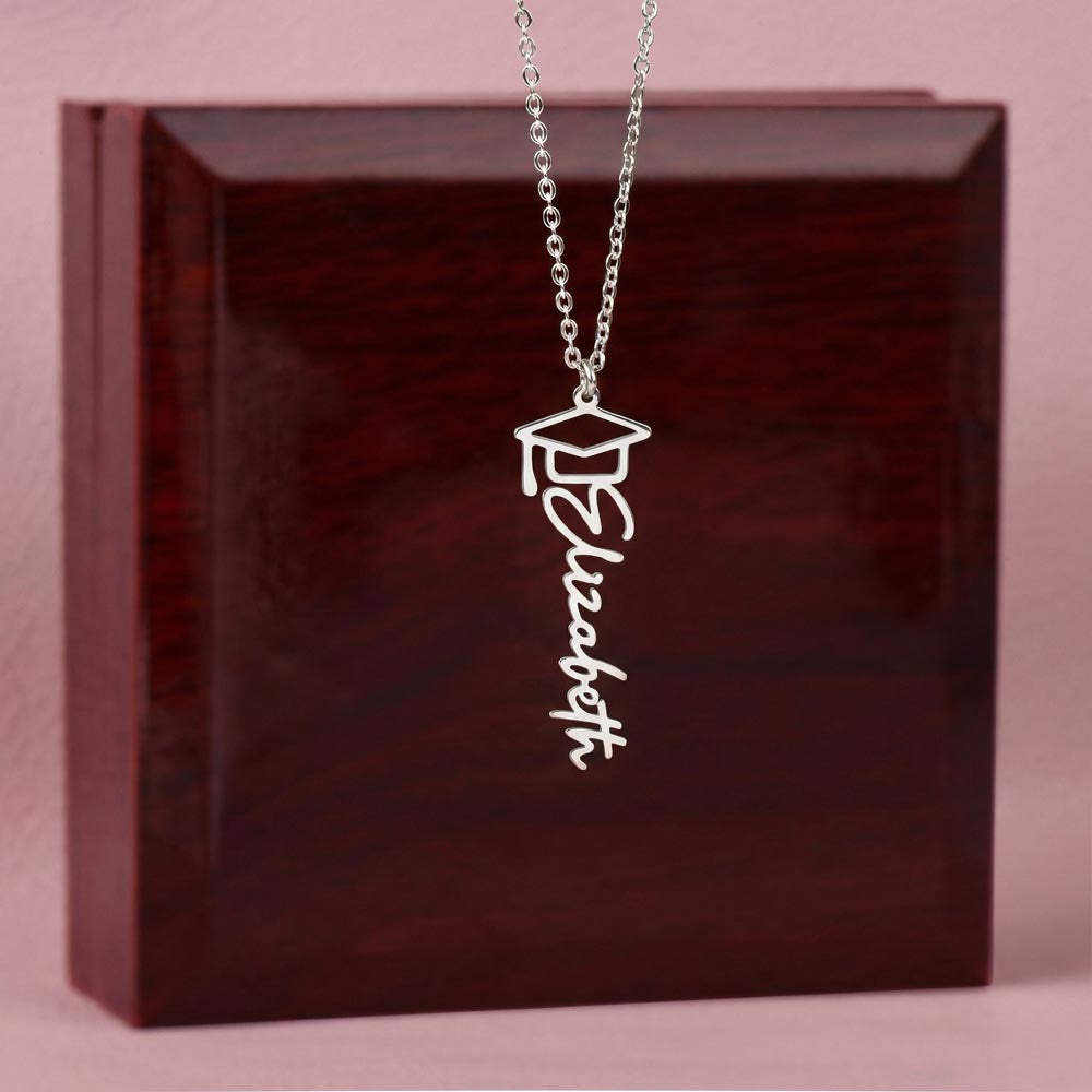 Personalized Graduation Necklace for Him
