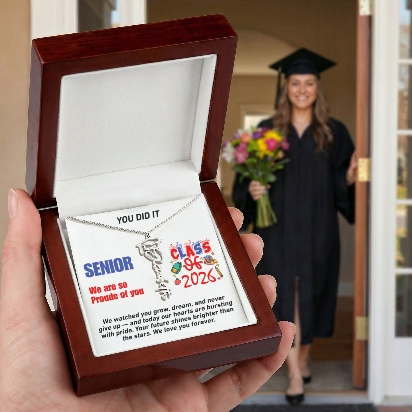 Personalized Necklace for Graduation