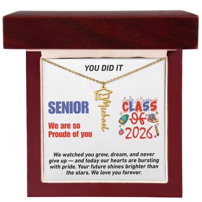 Personalized Necklace for Graduation