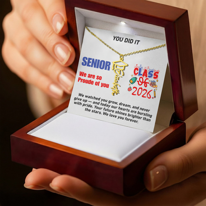 Personalized Necklace for Graduation